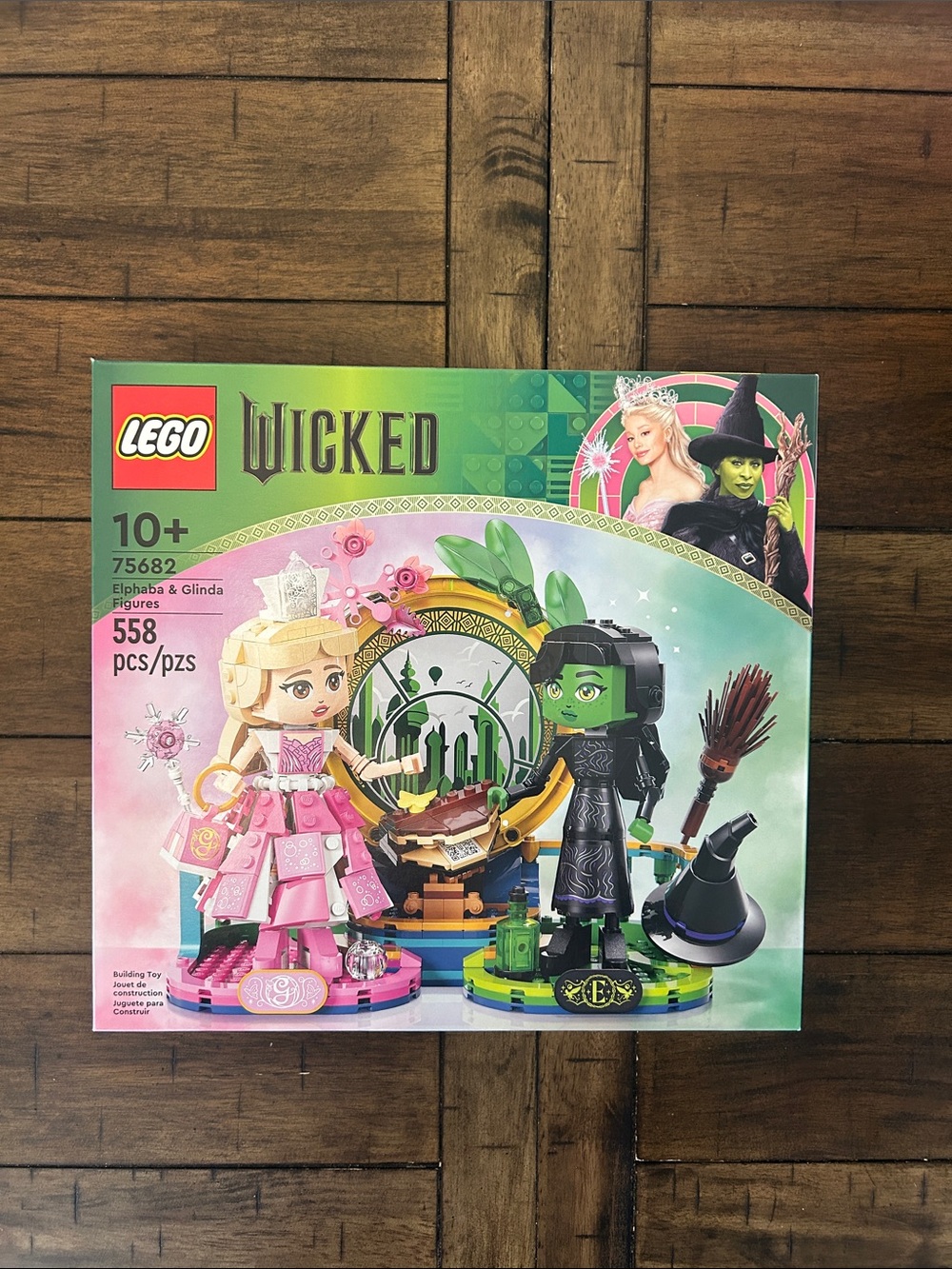 LEGO Wicked Elphaba & Glinda Figures Set - Pink, Green, Black